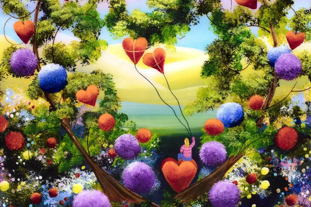 Season of Love - SOLD by artist Rozanne Bell - Wyecliffe Galleries