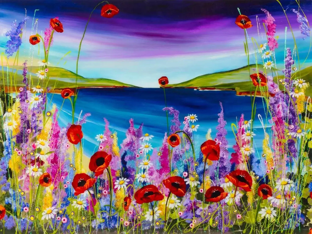 Secret Cove - SOLD by artist Rozanne Bell - Wyecliffe Galleries