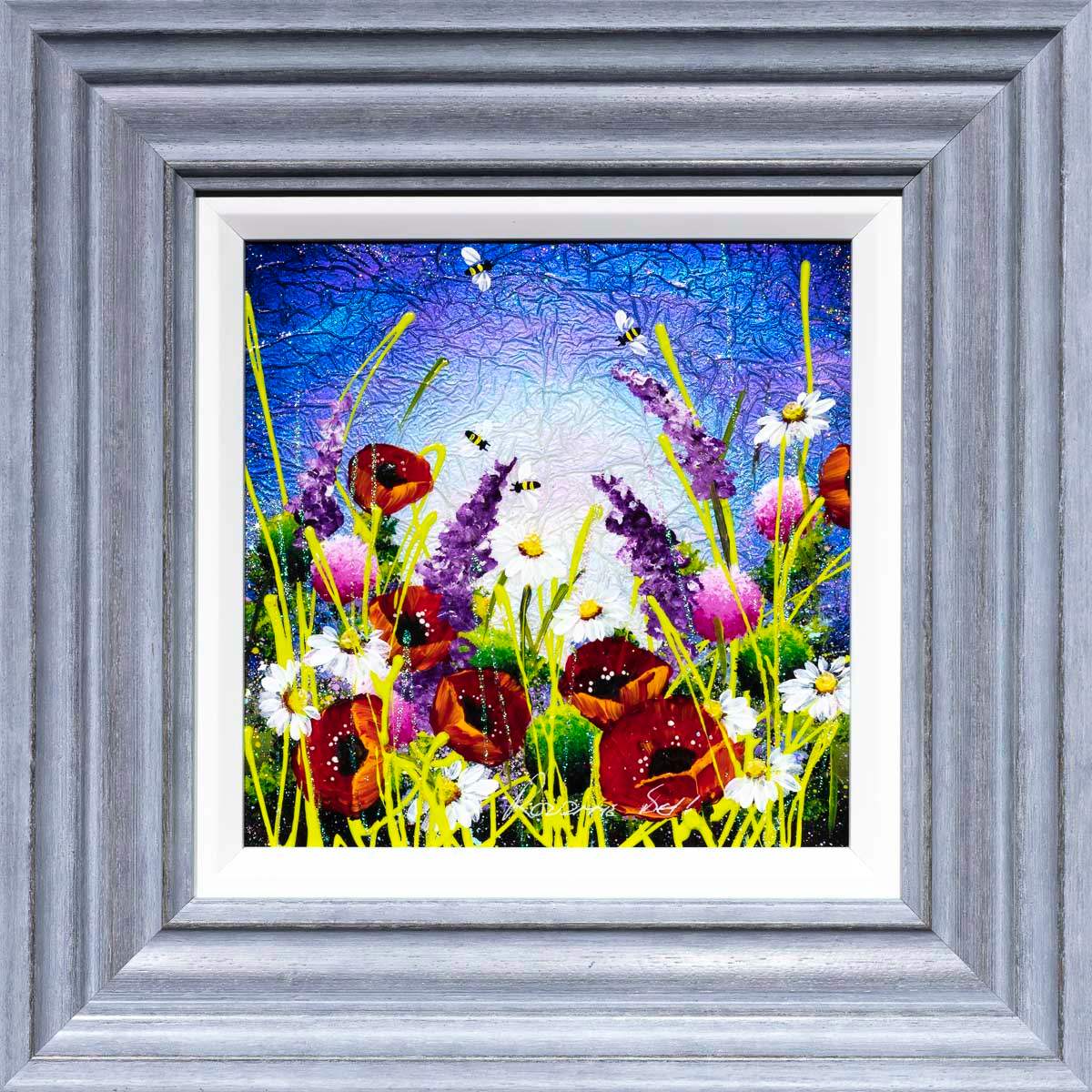 Serene Meadow I - Original - SOLD by artist Rozanne Bell - Wyecliffe Galleries