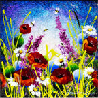 Serene Meadow II - Original - SOLD by artist Rozanne Bell - Wyecliffe Galleries