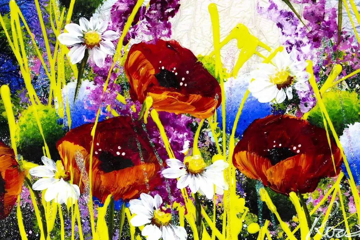 Serene Meadow II - Original - SOLD by artist Rozanne Bell - Wyecliffe Galleries