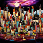 Setting Sail - SOLD by artist Rozanne Bell - Wyecliffe Galleries