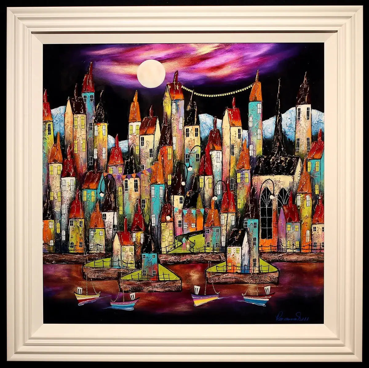 Setting Sail - SOLD by artist Rozanne Bell - Wyecliffe Galleries