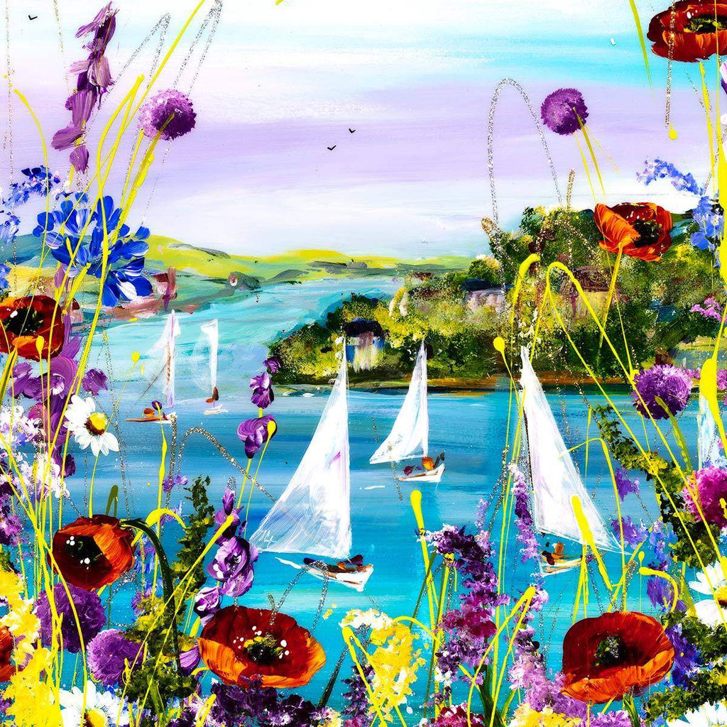 Setting Sail - Original - SOLD by artist Rozanne Bell - Wyecliffe Galleries
