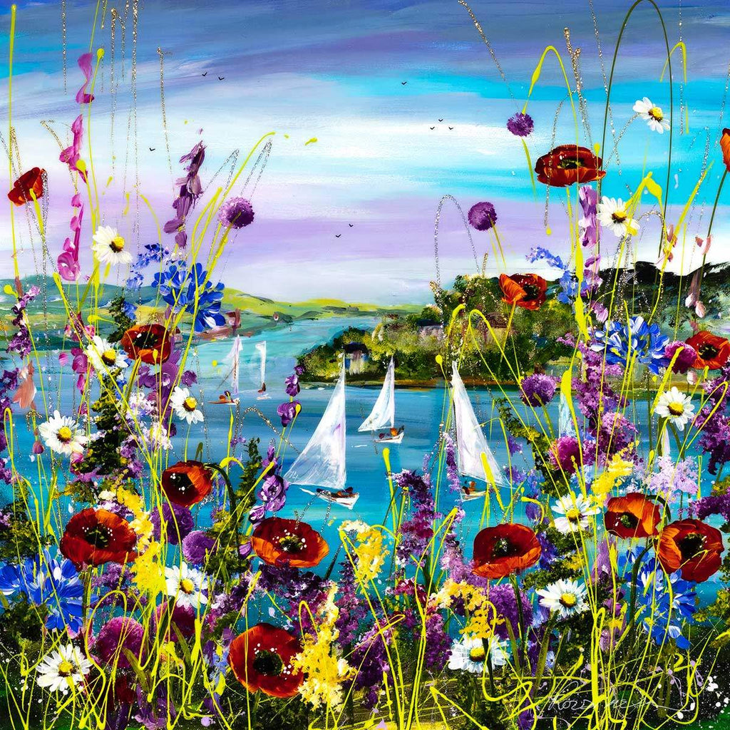 Setting Sail - Original - SOLD by artist Rozanne Bell - Wyecliffe Galleries