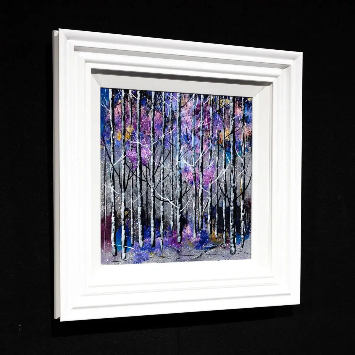 Shades of Purple - Original - SOLD by artist Rozanne Bell - Wyecliffe Galleries