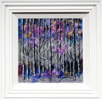 Shades of Purple - Original - SOLD by artist Rozanne Bell - Wyecliffe Galleries