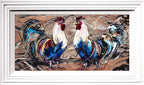 Shake Your Rainbow Feathers - Original by artist Rozanne Bell - Wyecliffe Galleries