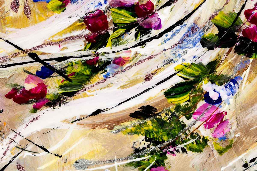 Shauna Sheep - Original - SOLD by artist Rozanne Bell - Wyecliffe Galleries