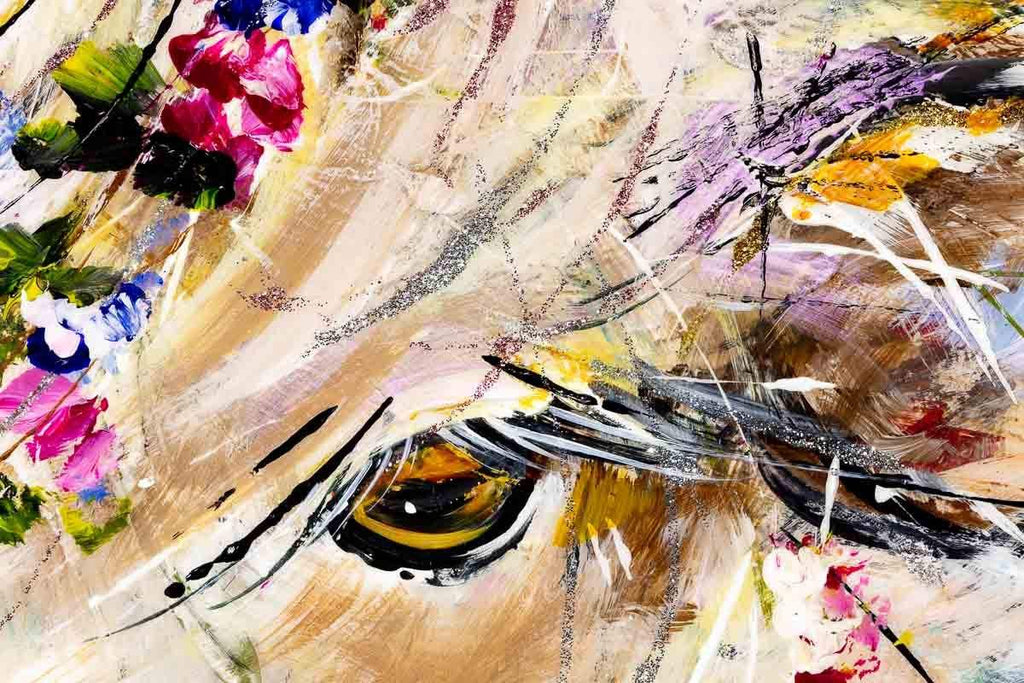 Shauna Sheep - Original - SOLD by artist Rozanne Bell - Wyecliffe Galleries