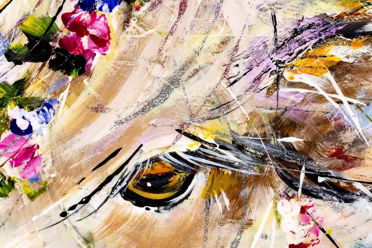 Shauna Sheep - Original - SOLD by artist Rozanne Bell - Wyecliffe Galleries