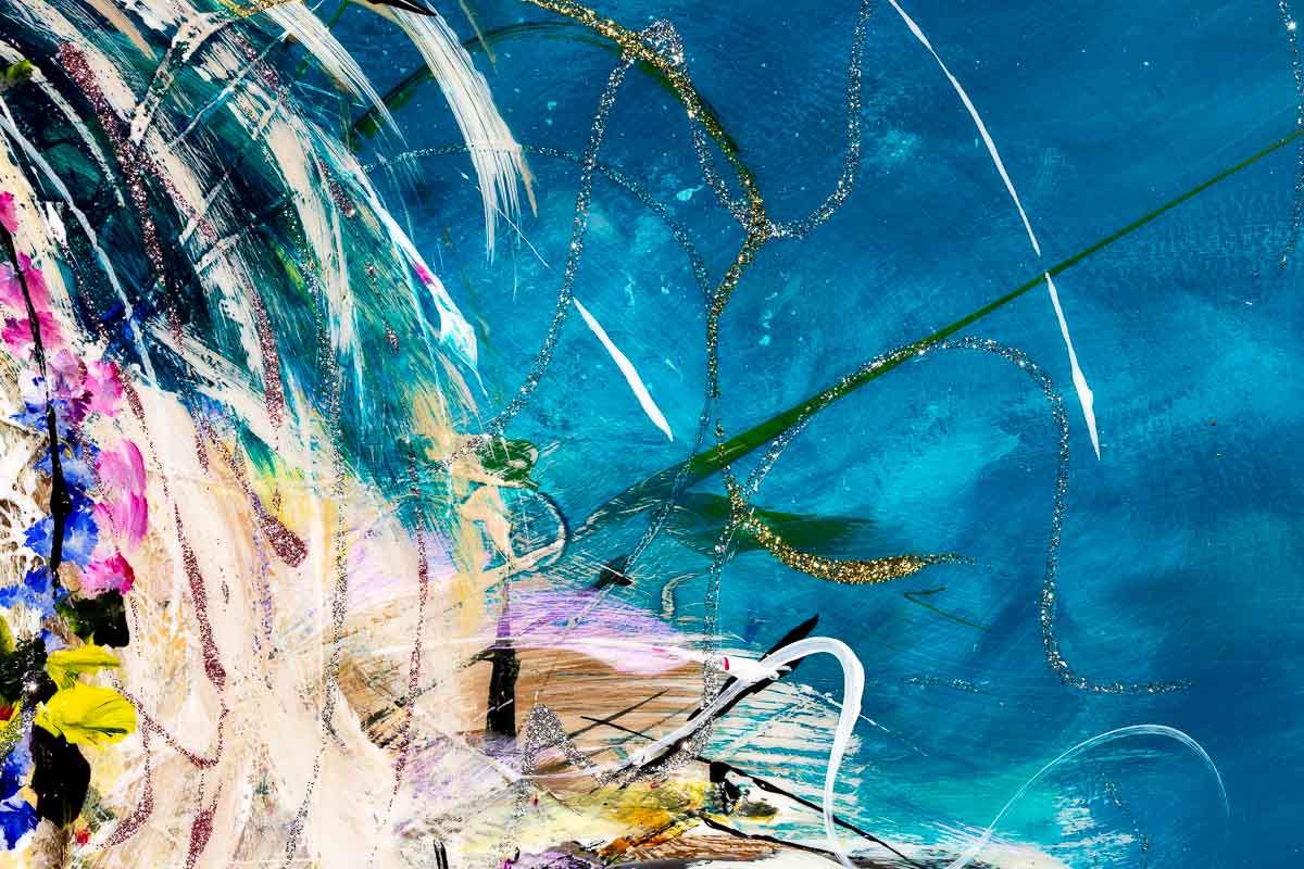 Shauna Sheep - Original - SOLD by artist Rozanne Bell - Wyecliffe Galleries