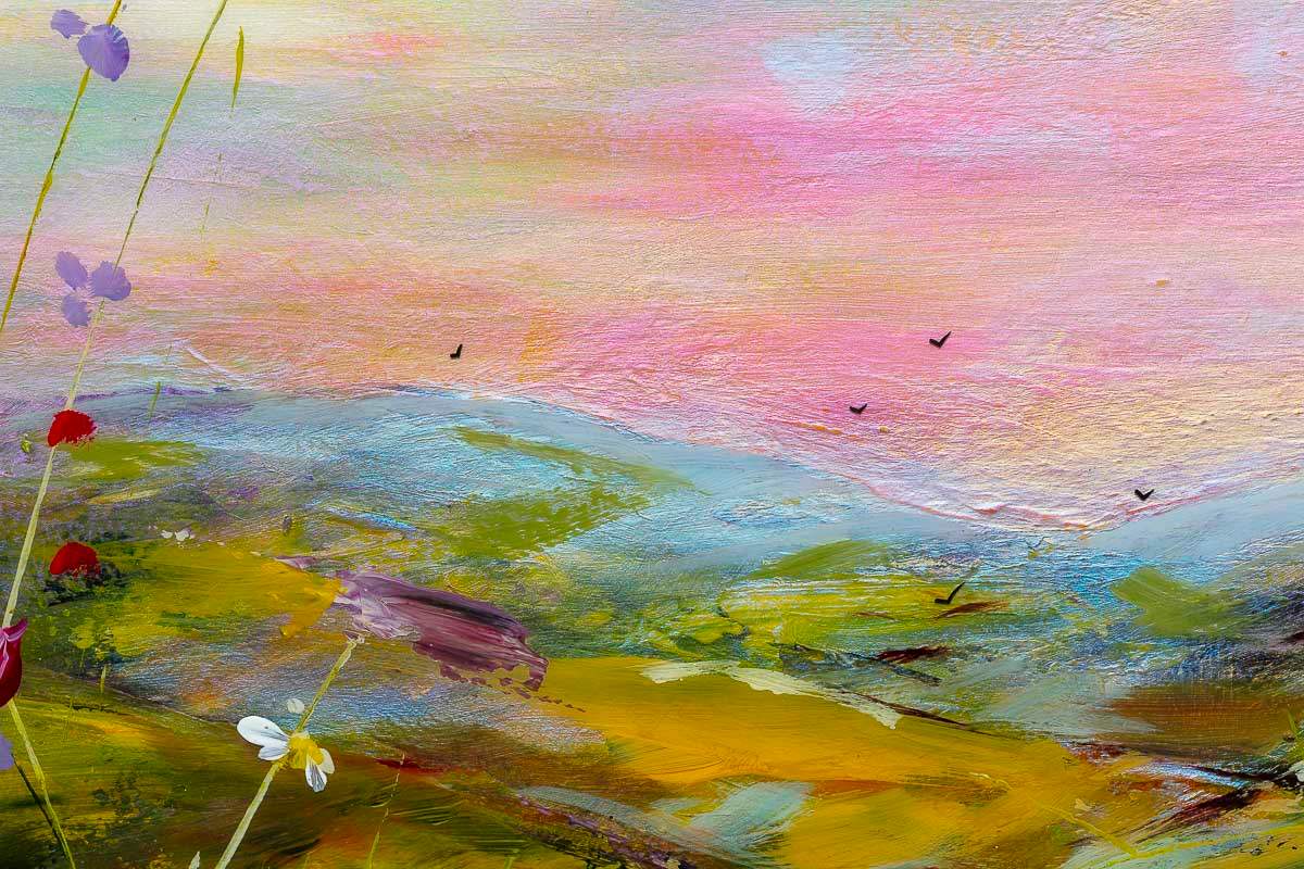 Shepherd's Delight - Original - SOLD by artist Rozanne Bell - Wyecliffe Galleries