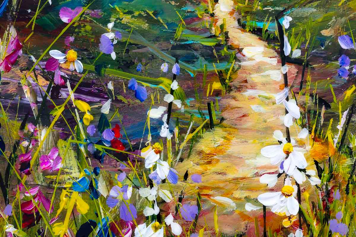 Shepherd's Delight - Original - SOLD by artist Rozanne Bell - Wyecliffe Galleries