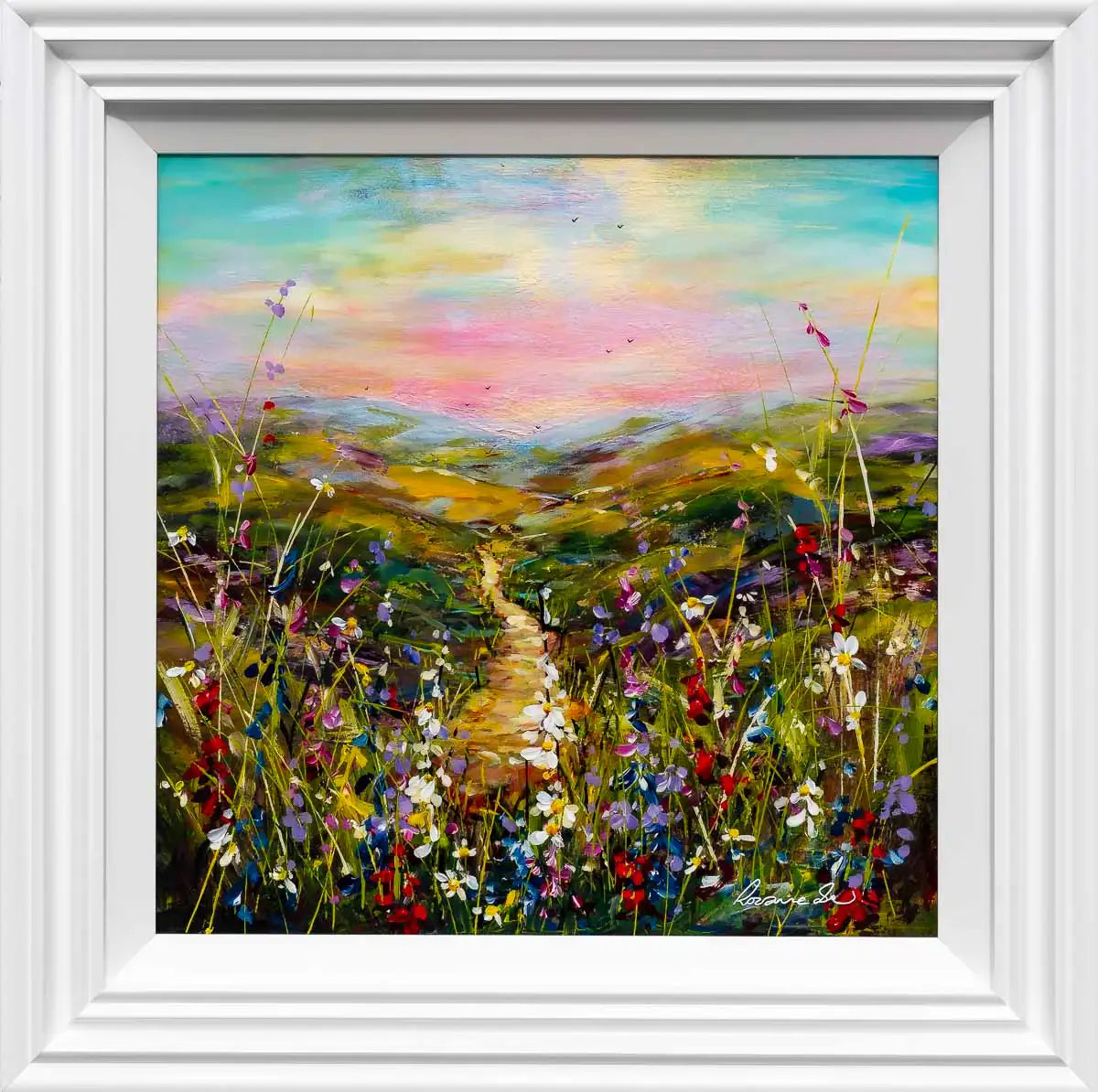 Shepherd's Delight - Original - SOLD by artist Rozanne Bell - Wyecliffe Galleries