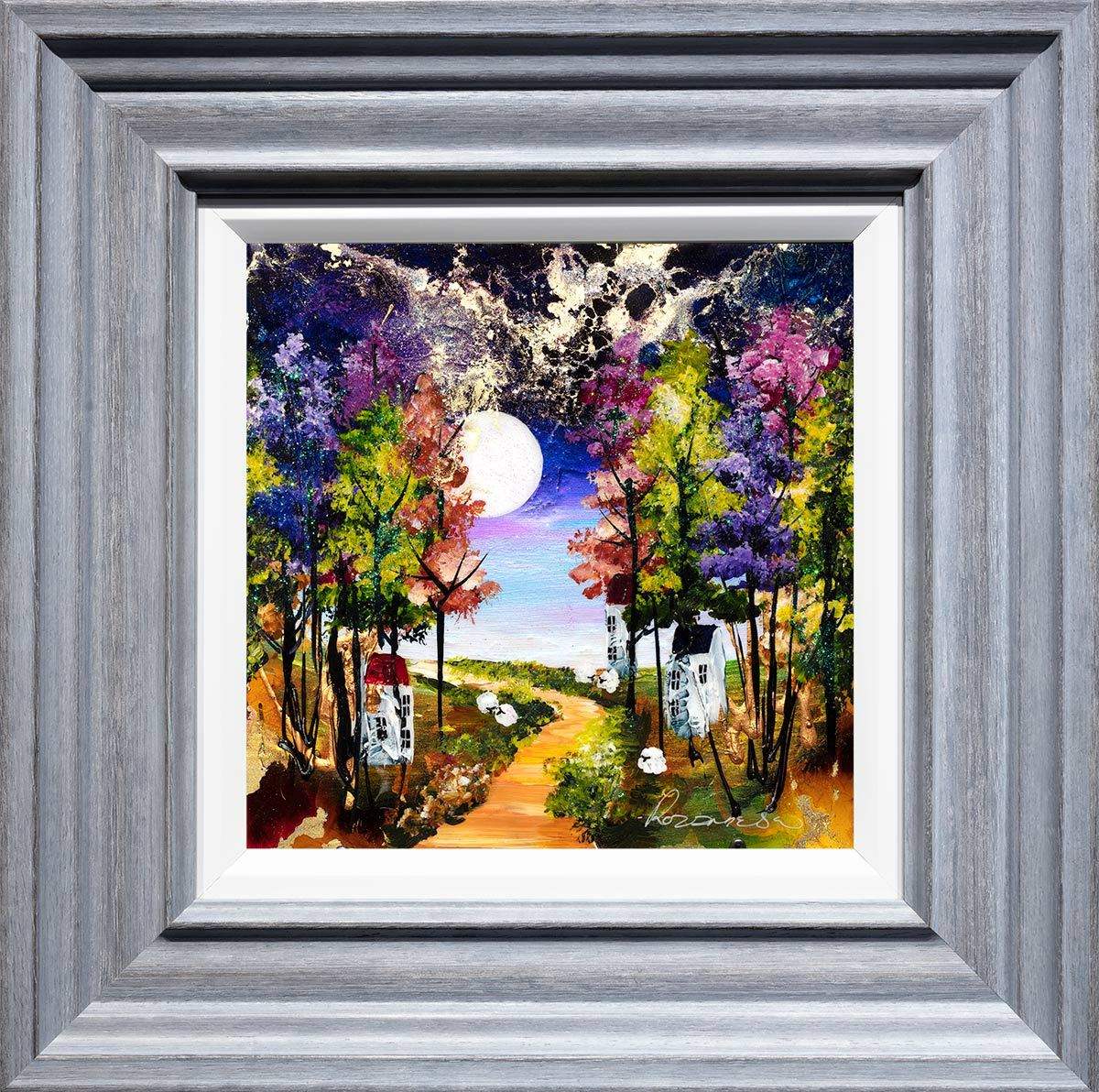 Shimmering Stroll - Original - SOLD by artist Rozanne Bell - Wyecliffe Galleries