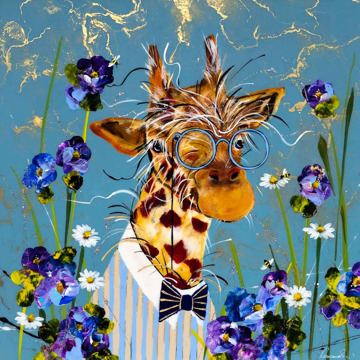 Sir Hunter Johnson - Original - SOLD by artist Rozanne Bell - Wyecliffe Galleries