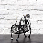 Slinky - Original Sculpture - SOLD by artist Rozanne Bell - Wyecliffe Galleries