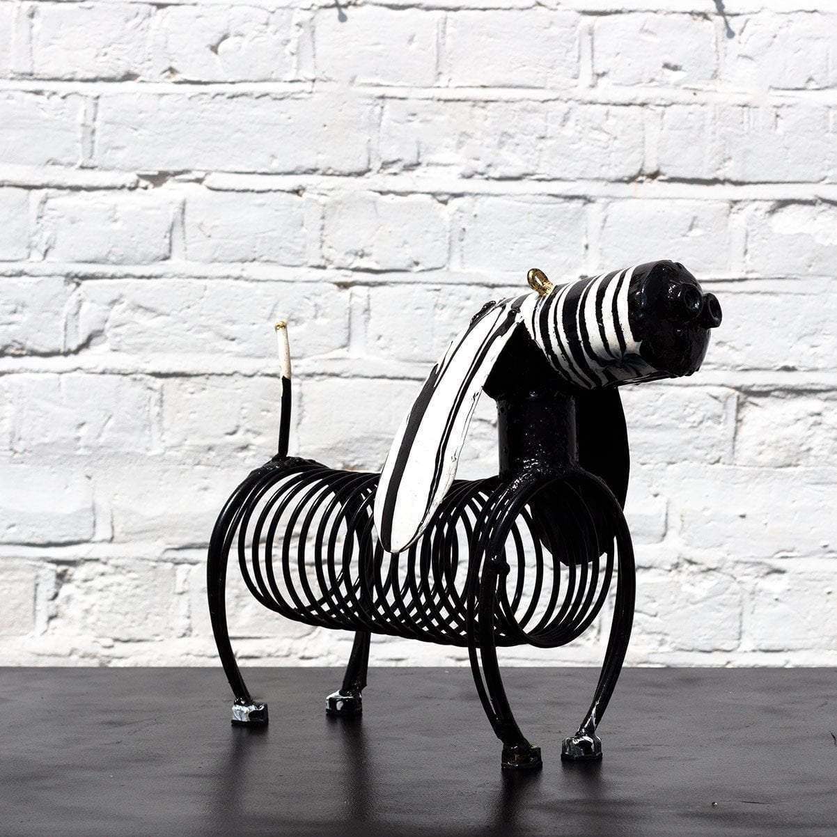 Slinky - Original Sculpture - SOLD by artist Rozanne Bell - Wyecliffe Galleries