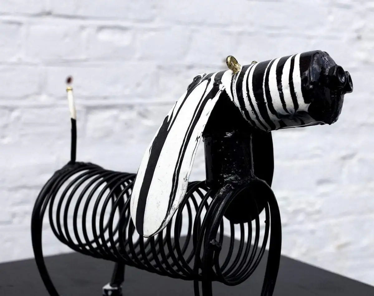 Slinky - Original Sculpture - SOLD by artist Rozanne Bell - Wyecliffe Galleries