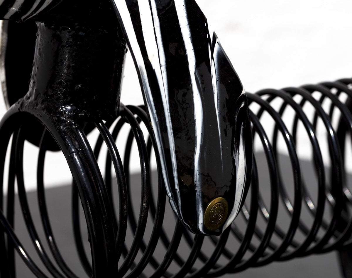 Slinky - Original Sculpture Rozanne Bell Framed