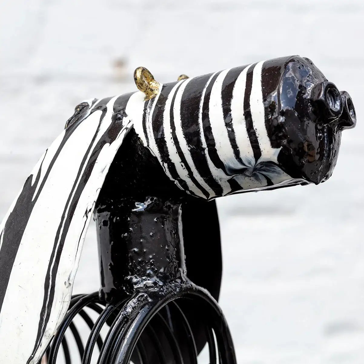 Slinky - Original Sculpture - SOLD by artist Rozanne Bell - Wyecliffe Galleries