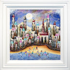 Snow Play -SOLD by artist Rozanne Bell - Wyecliffe Galleries