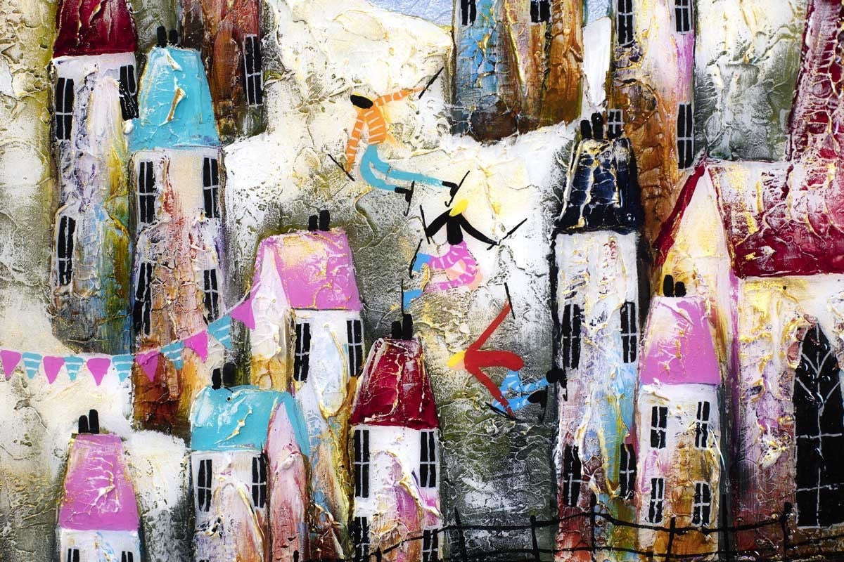 Snow Play -SOLD Rozanne Bell