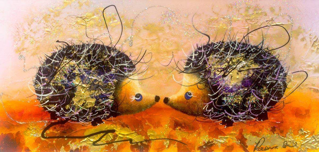 Soft On The Inside - SOLD by artist Rozanne Bell - Wyecliffe Galleries