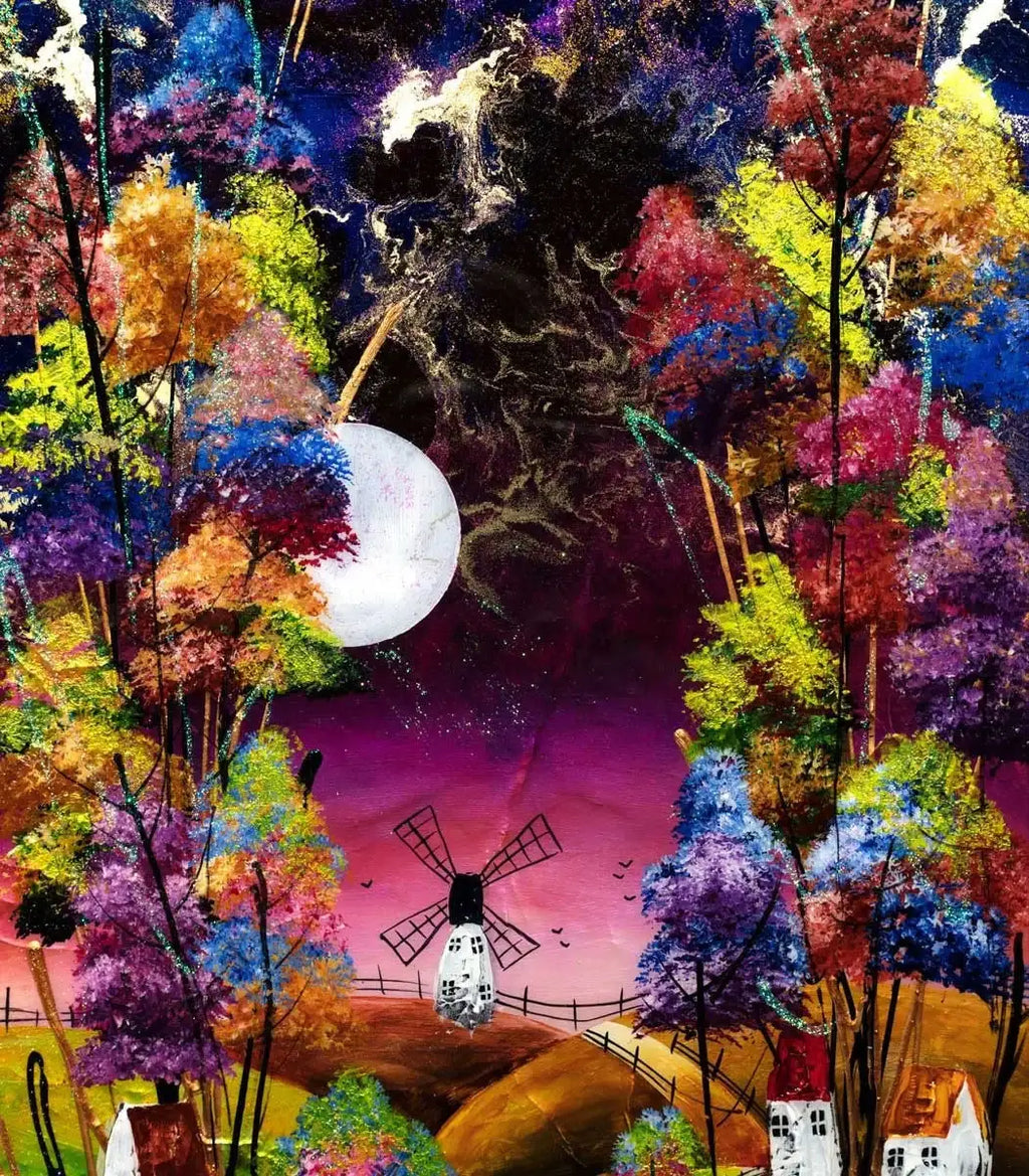 Some Enchanted Evening - SOLD by artist Rozanne Bell - Wyecliffe Galleries