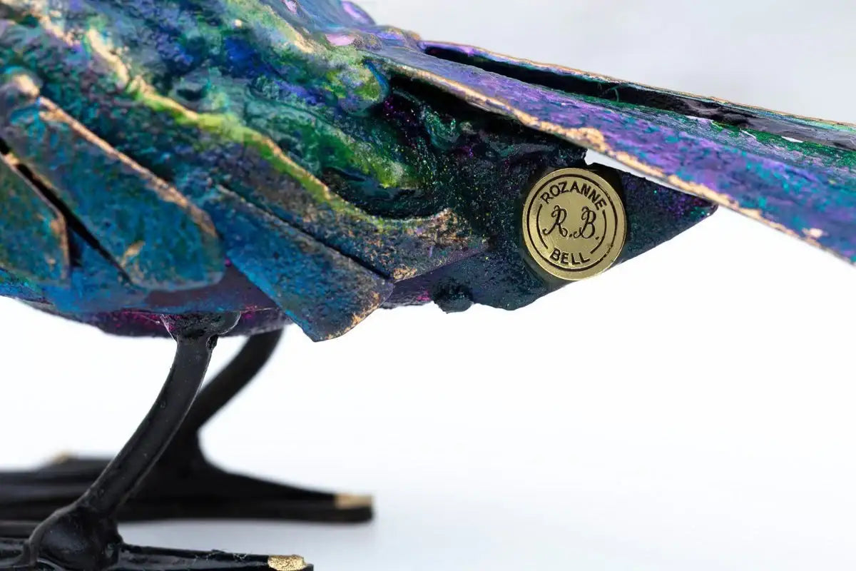 Song Bird - Original Sculpture - SOLD by artist Rozanne Bell - Wyecliffe Galleries