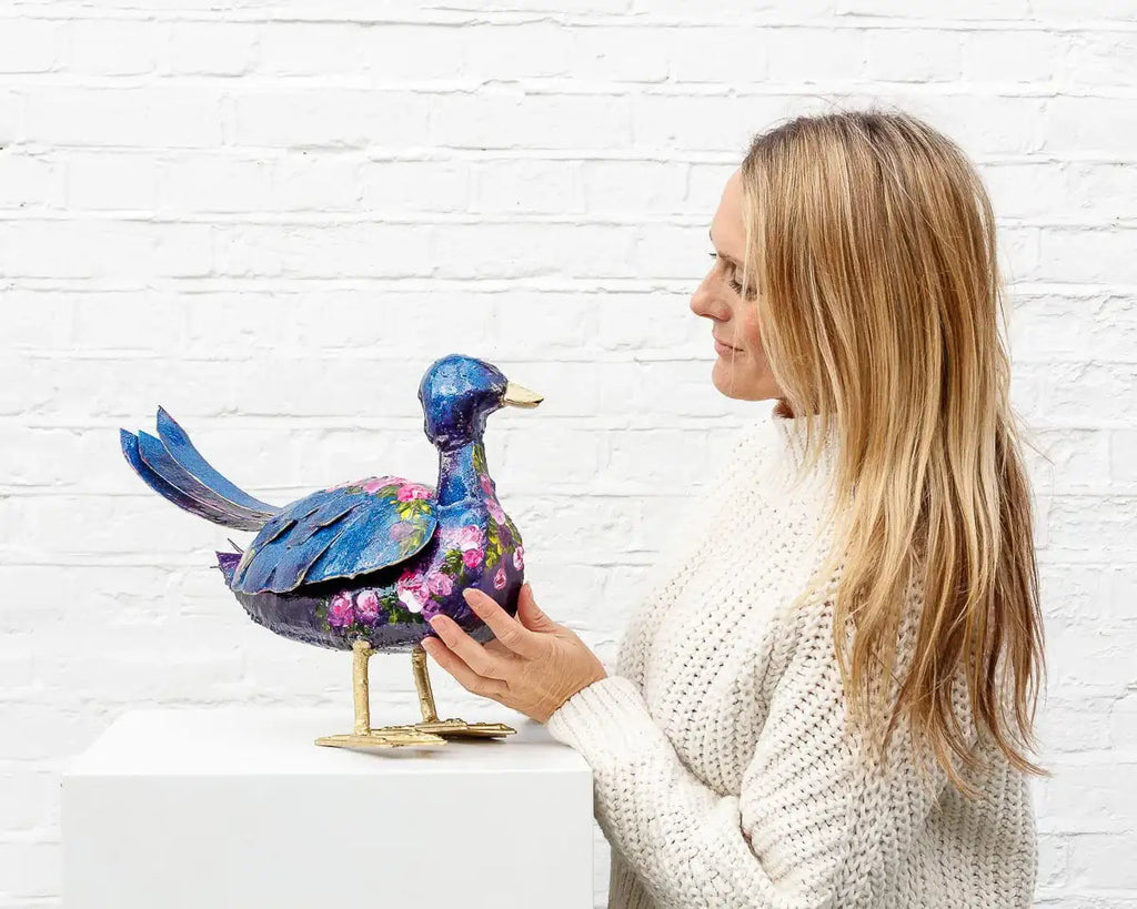 Sophie - Original Sculpture - SOLD by artist Rozanne Bell - Wyecliffe Galleries