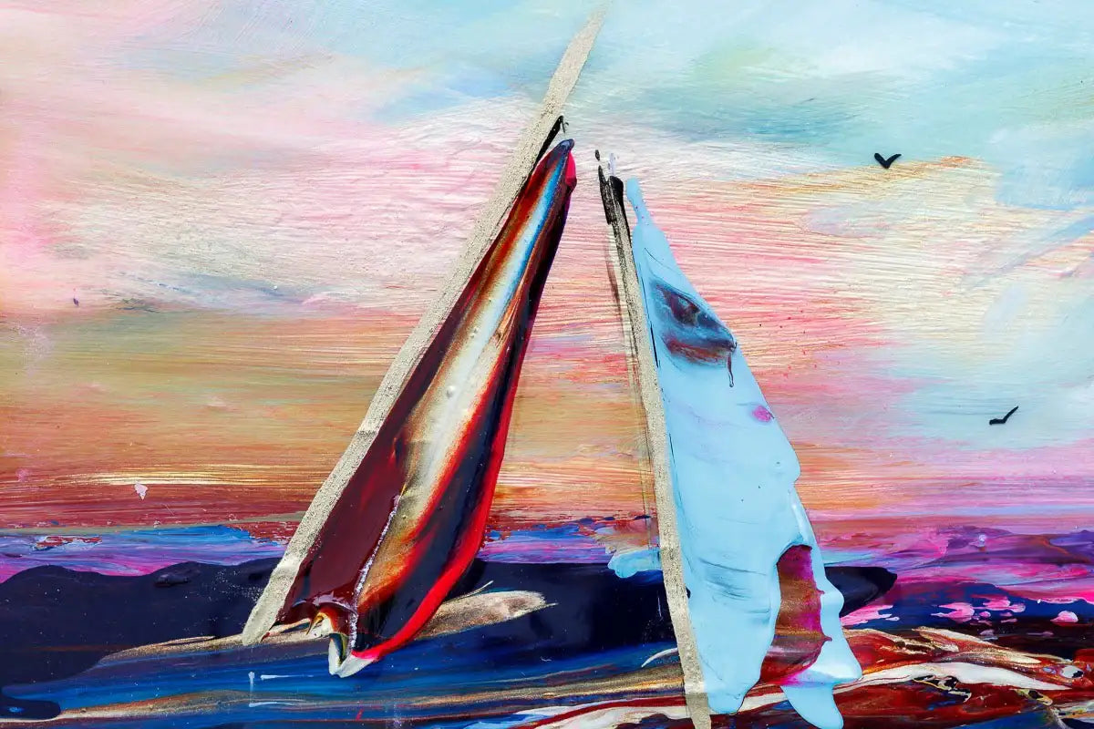 Soul of The Sea - Original - SOLD by artist Rozanne Bell - Wyecliffe Galleries