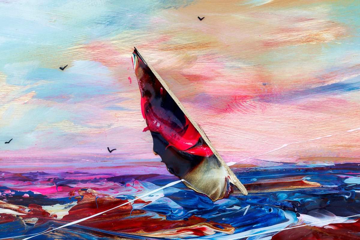 Soul of The Sea - Original - SOLD by artist Rozanne Bell - Wyecliffe Galleries