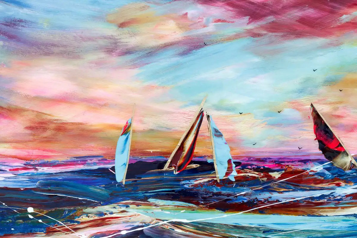 Soul of The Sea - Original - SOLD by artist Rozanne Bell - Wyecliffe Galleries