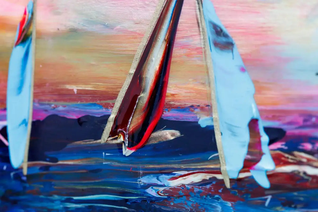 Soul of The Sea - Original - SOLD by artist Rozanne Bell - Wyecliffe Galleries