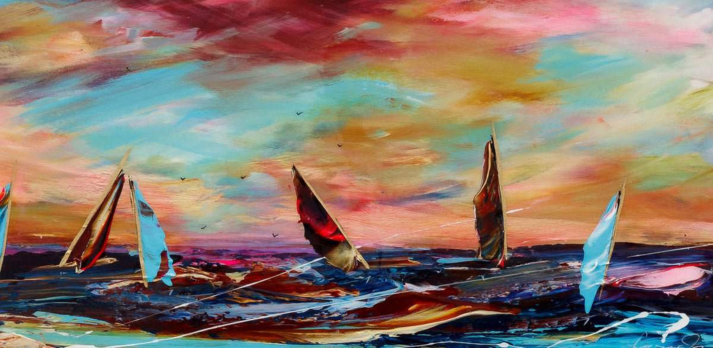 Soul of The Sea - Original - SOLD by artist Rozanne Bell - Wyecliffe Galleries