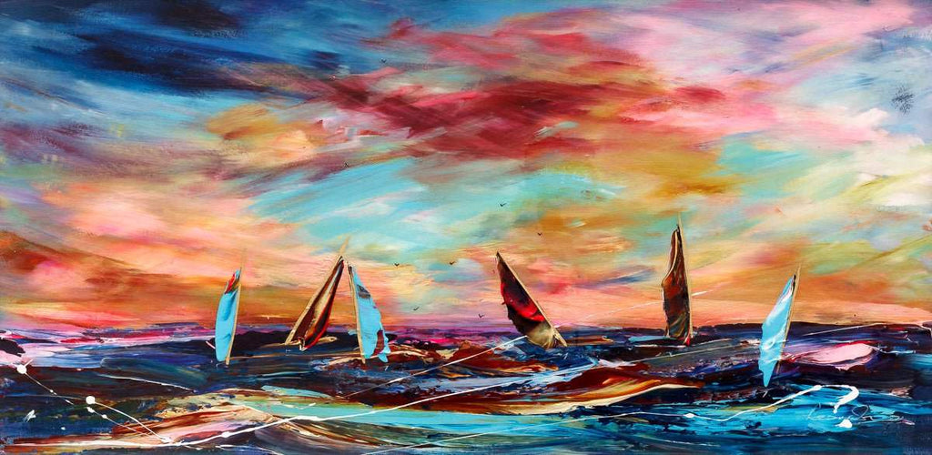 Soul of The Sea - Original - SOLD by artist Rozanne Bell - Wyecliffe Galleries