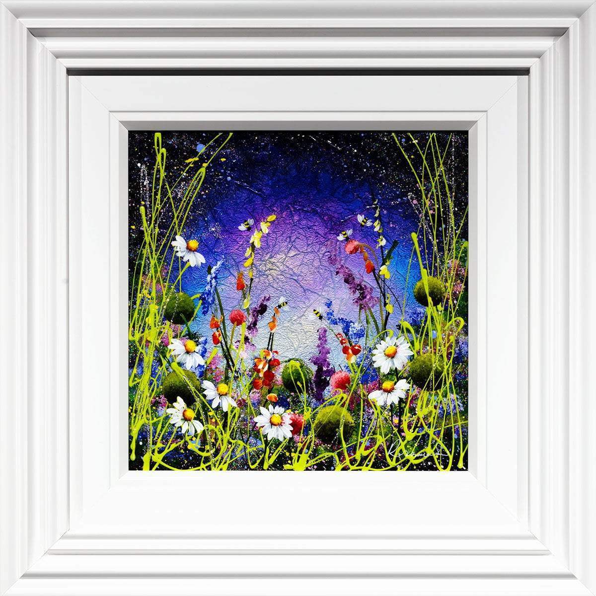 Sparkles In The Meadow I - Original - SOLD by artist Rozanne Bell - Wyecliffe Galleries