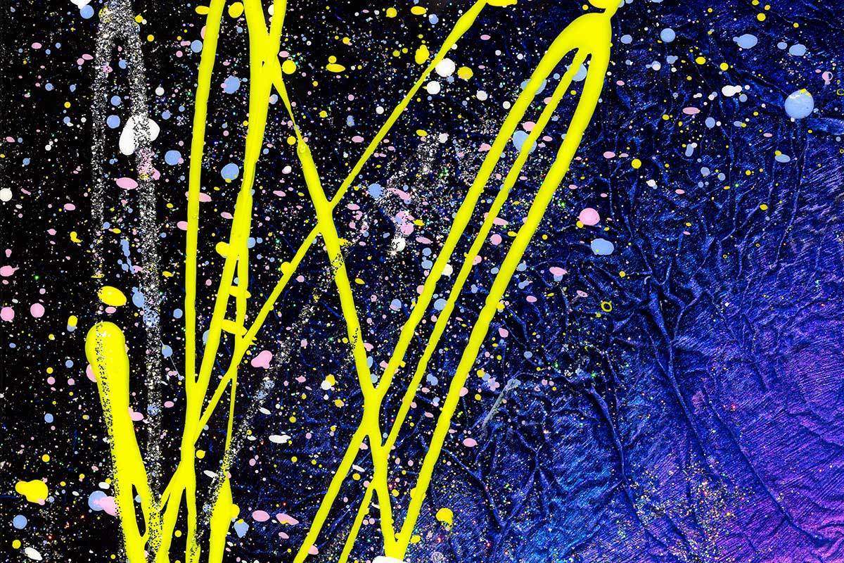 Sparkles In The Meadow I - Original - SOLD by artist Rozanne Bell - Wyecliffe Galleries