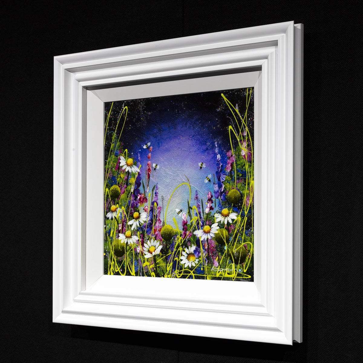 Sparkles In The Meadow II - Original - SOLD by artist Rozanne Bell - Wyecliffe Galleries