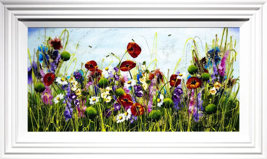 Sparkling Meadow - Original - SOLD by artist Rozanne Bell - Wyecliffe Galleries