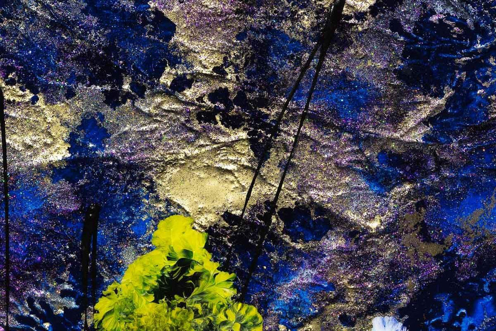 Sparkly Skies - Original - SOLD by artist Rozanne Bell - Wyecliffe Galleries