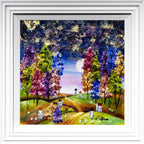 Sparkly Skies - Original - SOLD by artist Rozanne Bell - Wyecliffe Galleries