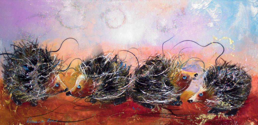 Spiky - SOLD by artist Rozanne Bell - Wyecliffe Galleries