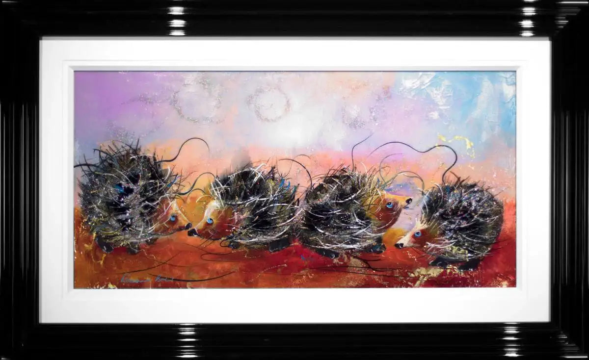 Spiky - SOLD by artist Rozanne Bell - Wyecliffe Galleries