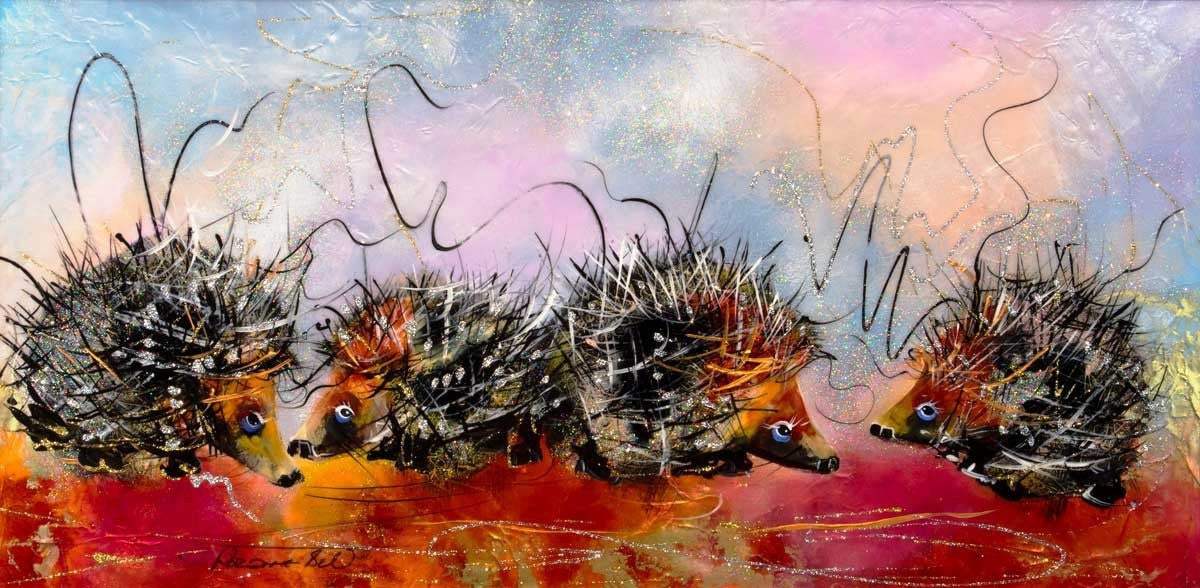 Spiny Tap - Original - SOLD by artist Rozanne Bell - Wyecliffe Galleries