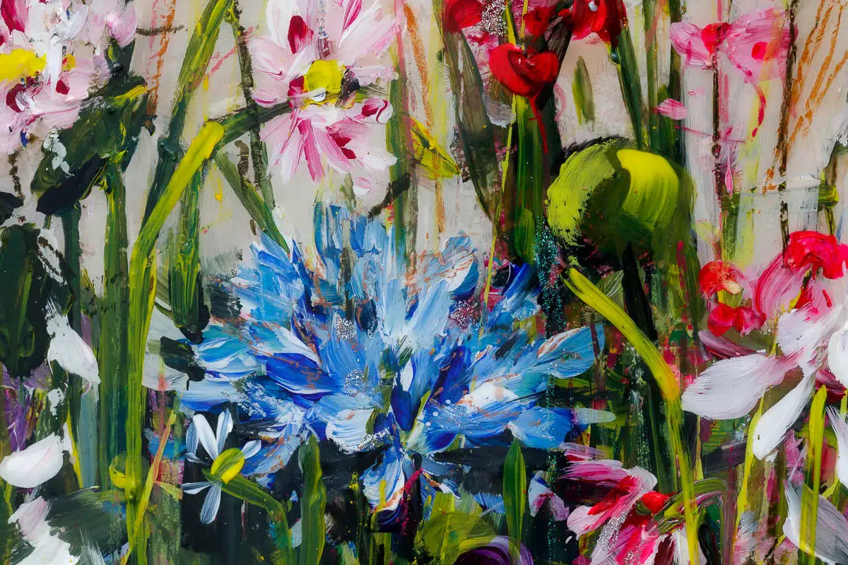 Spring Bloom - Original - SOLD by artist Rozanne Bell - Wyecliffe Galleries