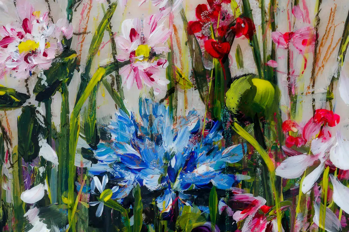 Spring Bloom - Original - SOLD by artist Rozanne Bell - Wyecliffe Galleries