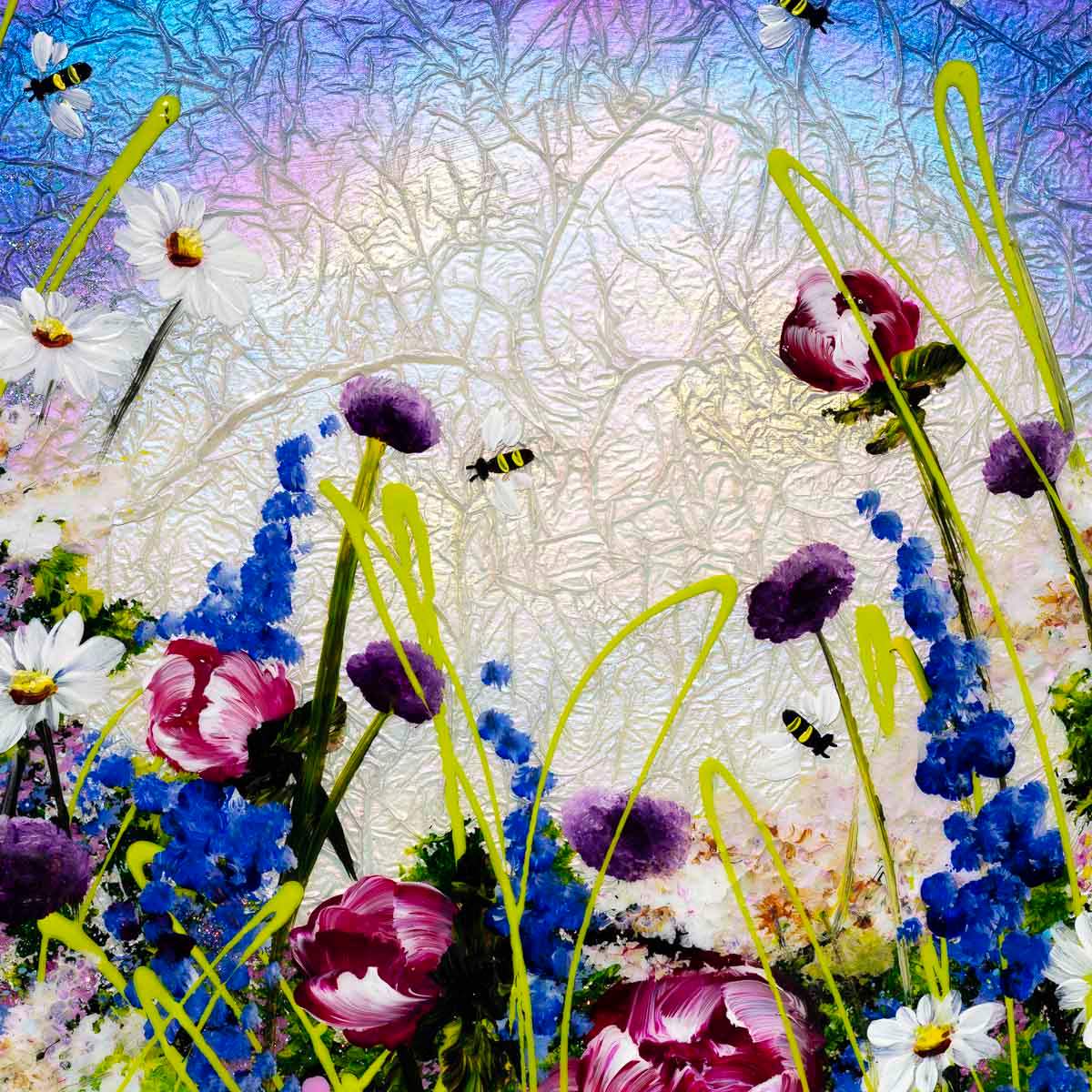 Spring Blossoming - Original - SOLD by artist Rozanne Bell - Wyecliffe Galleries